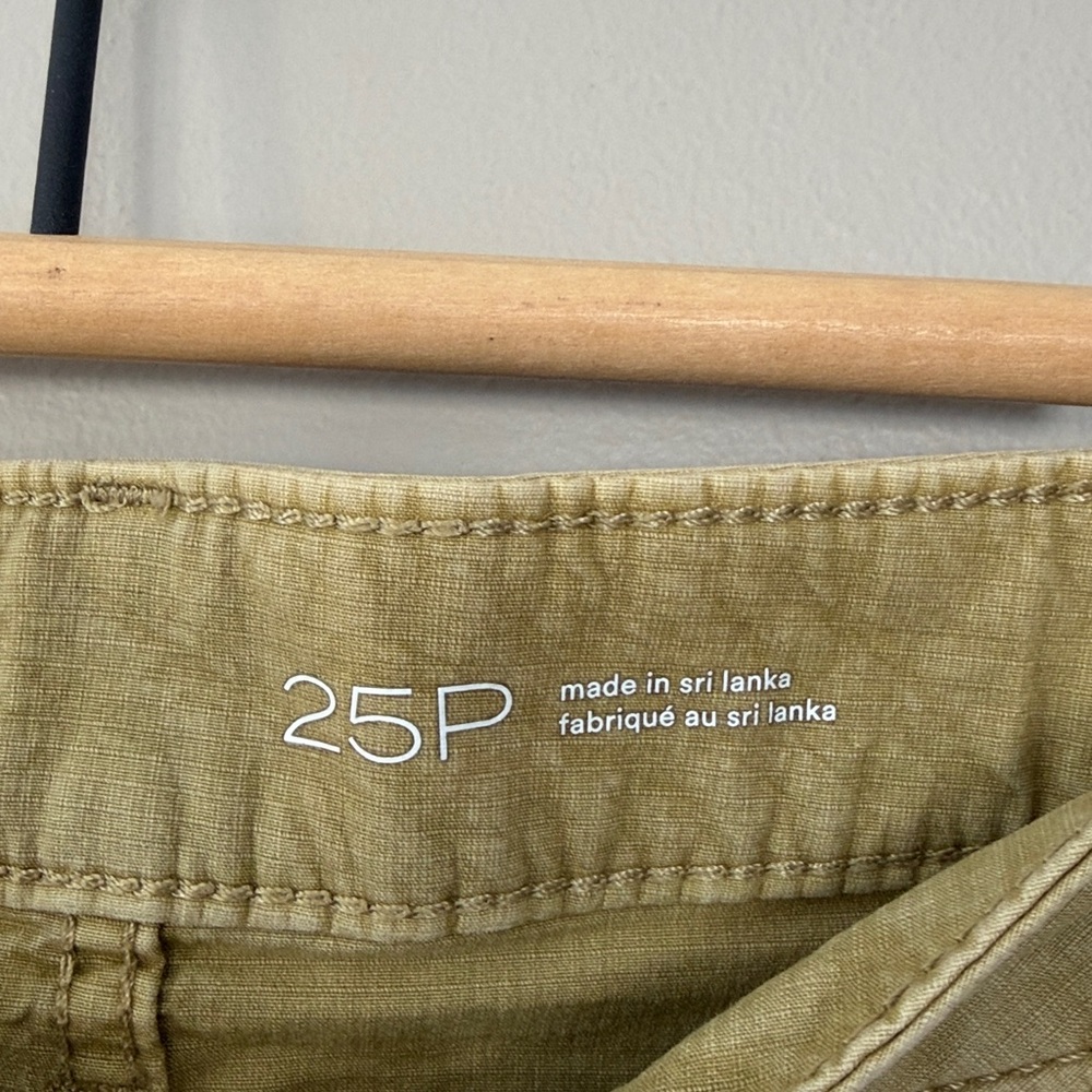 Pilcro‎ Kenna Mid Rise Heritage Barrel Pants Size 25P Anthropologie Wide Leg Tan - Picture 6 of 13